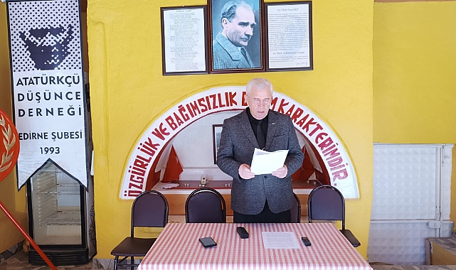 ADD Edirne Şubesi'nden Açıklama: