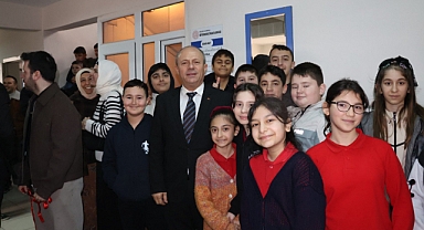 Büyükkarıştıran İlk/Ortaokulu'nda Mescit Açılışı Gerçekleştirildi