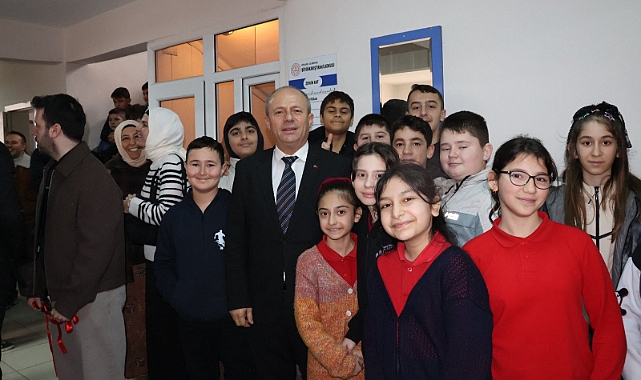 Büyükkarıştıran İlk/Ortaokulu'nda Mescit Açılışı Gerçekleştirildi