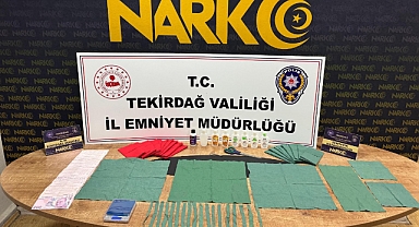 Çerkezköy'de uyuşturucu ile yakalanan 'torbacı' tutuklandı