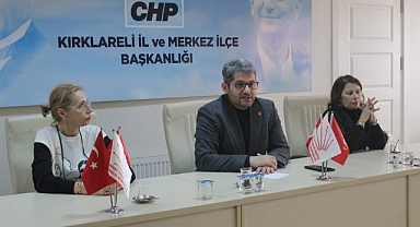 CHP Kırklareli Halk Toplantısında Ortak Mücadele Vurgusu