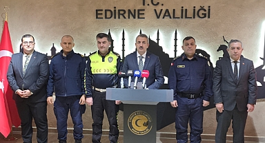 Edirne'de Ocak Ayı Güvenlik Verileri Açıklandı: 2,2 Milyar TL'lik Uyuşturucu Ele Geçirildi