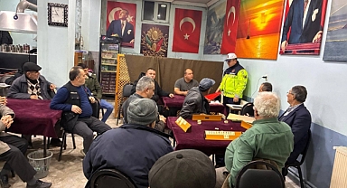 Edirne’de traktör sürücülerine trafik eğitimi