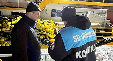 İğneada ve Kıyıköy'de Hamsi Kota Denetimleri Yapıldı