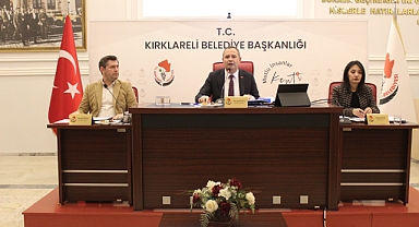 Kırklareli Belediye Meclisi Ocak Ayı İlk Birleşimini Yaptı
