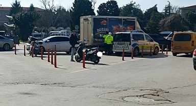 Kırklareli Özgürlük Meydanı'nda Trafik Denetimi Yapıldı