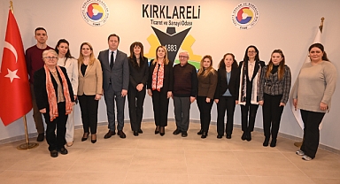 Kırklareli TSO'da Uluslararası Düzeyde Ziyaret