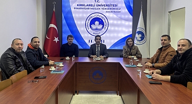 Kırklareli Üniversitesi Pınarhisar MYO'da Güvenlik Toplantısı