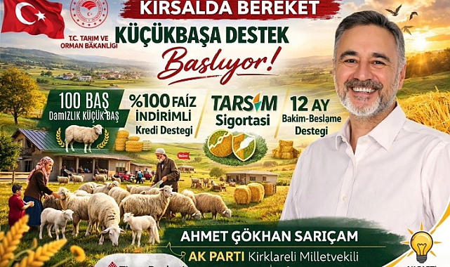 Kırsalda Bereket Projesi ile Hayvancılığa Büyük Destek