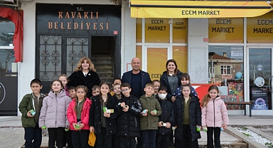 Minik Öğrencilerden Belediyeye Ziyaret