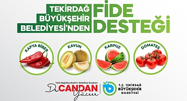 TEKİRDAĞ'DA SEBZE ÜRETİMİNE BÜYÜKŞEHİR DESTEĞİ
