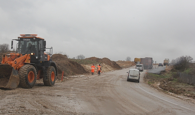 Üsküpdere-Pınarhisar Yolunda Aşırı Yağış Etkisi