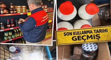 Babaeski'de Son Tüketim Tarihi Geçmiş Ürünlere El Konuldu