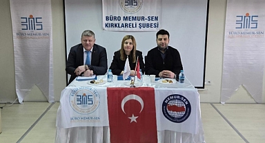 Büro Memur-Sen Kırklareli Şube Başkan Yardımcısı Yabaneri : 