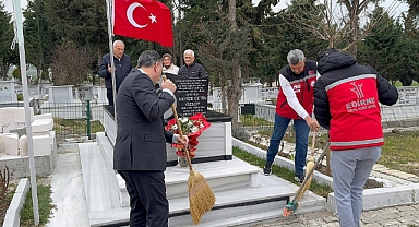 Edirne’de şehit kabirlerinde ‘temizlik’ seferberliği