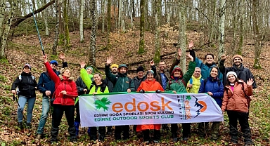 Kırklareli'de Bahar Yürüyüşü: Doğa Sporları Tutkunları Yiğitbaşı'nda Buluştu