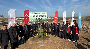 Kırklareli'de Fidanlar Toprakla Buluştu