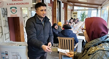 Kırklareli'de Sağlık Bilgilendirme Standı Kuruldu