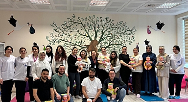 Kırklareli Eğitim ve Araştırma Hastanesi'nde Gebe Okulu Tamamlandı