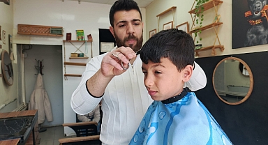 Kırklareli'nde Bayram Öncesi Berber Yoğunluğu