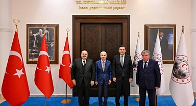 Kırklareli Valisi Uğur Turan'dan Türk Büro-Sen Heyetine Kabul