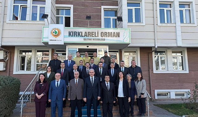 Orman Genel Müdürü Karacabey Kırklareli'nde Ormancılık Çalışmalarını Değerlendirdi