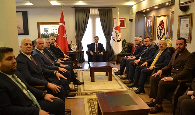 Tarım ve Orman Bakanı İbrahim Yumaklı Kırklareli Belediyesi'ni Ziyaret Etti