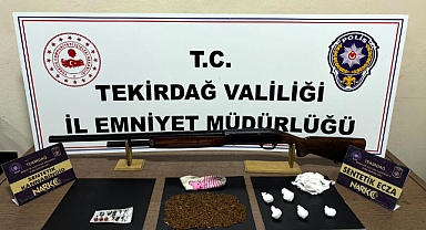 Tekirdağ'da uyuşturucu operasyonunda 10 tutuklama