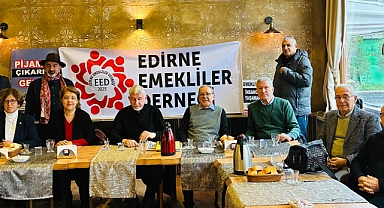 Edirne’de Emeklilerden Güçlü Çağrı: “Birlik Olmadan Hak Alınmaz!”