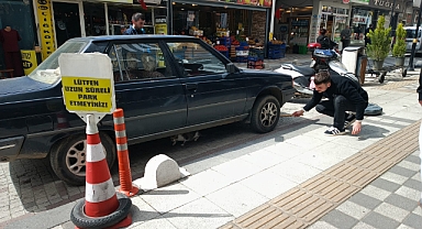 Karaumur Caddesi'nde Duyarlı Esnaftan Örnek Davranış