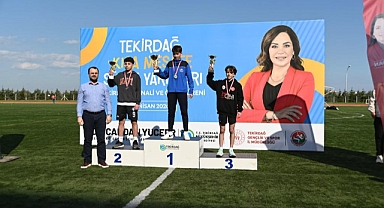 TEKİRDAĞ'IN EN HIZLI MİNİK SPORCULARI BELİRLENDİ