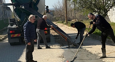 Üsküp'te Yol Onarım Çalışmaları Başladı