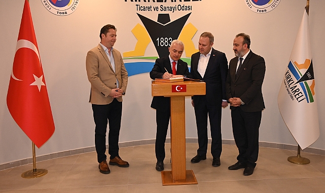 Vali Uğur Turan'dan Kırklareli TSO'ya Ziyaret: 