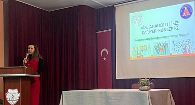Vize Anadolu Lisesi'nde Kariyer Günü Heyecanı