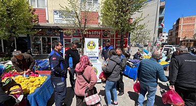 Vize Belediyesi'nden Pazarda Vatandaşa Güvence: Kilo Kontrol Noktası Kuruldu