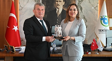 Alpullu Belediye Başkanı Orhan Saltık'tan Tekirdağ Büyükşehir Belediyesi'ne Ziyaret