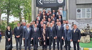 CHP Heyetinden Kırklareli Ticaret Borsası'na Ziyaret