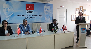 CHP İzmir Milletvekili Taşkın'dan Kırklareli'nde Dikkat Çeken Açıklamalar