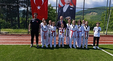 Demirköy'de Gençlik Bayramına Taekwondo Damgası