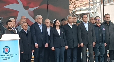 Edirne'de 1 Mayıs Mitingine Yoğun Katılım