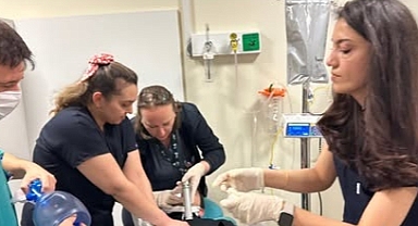 Kırklareli Eğitim ve Araştırma Hastanesi'nde Mavi Kod Tatbikatı Gerçekleştirildi