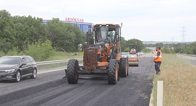 Kırklareli’nde Yol Onarım Çalışmaları Hız Kazandı!