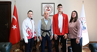 Kırklareli Valisi Uğur Turan Şampiyon Sporcuları Ağırladı!