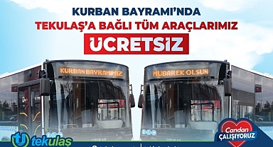 KURBAN BAYRAMI'NDA TEKİRDAĞ'DA ULAŞIM ÜCRETSİZ