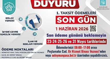 Süleymanpaşa Belediyesi Vezneleri Tatilde Hizmete Devam Edecek