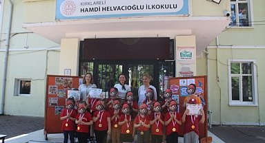 Hamdi Helvacıoğlu İlkokulu'nun Minikleri Avrupa'ya Açıldı!