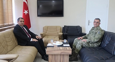 Vize Kaymakamı Kemal Balaban'a Tuğgeneral Suat Yıldızhan'dan Ziyaret